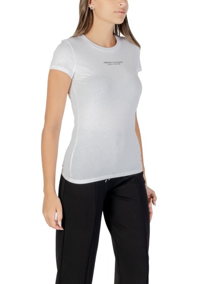 T?shirt femme Armani Exchange blanc