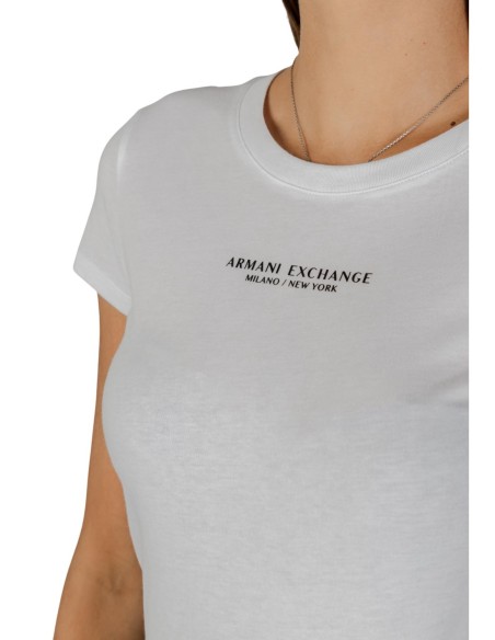 T?shirt femme Armani Exchange blanc