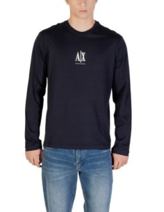 T?shirt homme Armani Exchange bleu manches longues
