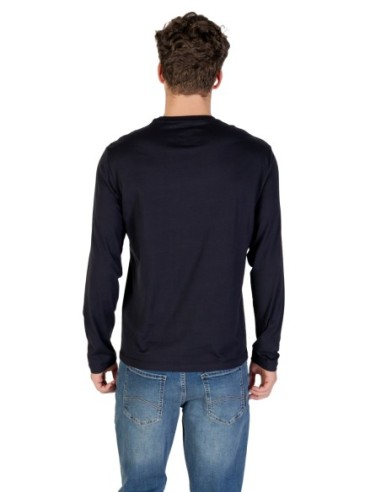 T?shirt homme Armani Exchange bleu manches longues