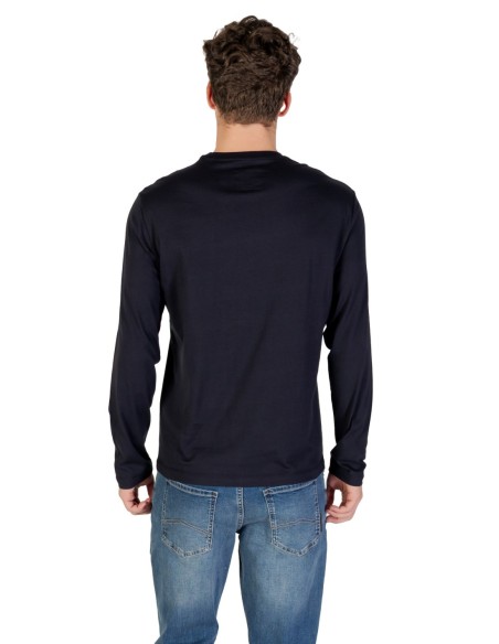 T?shirt homme Armani Exchange bleu manches longues