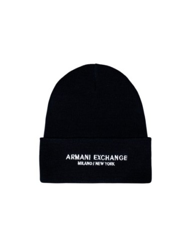 Bonnet homme Armani Exchange bleu