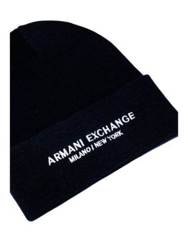 Bonnet homme Armani Exchange bleu