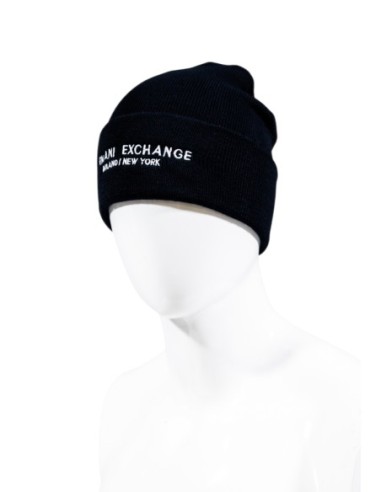Bonnet homme Armani Exchange bleu