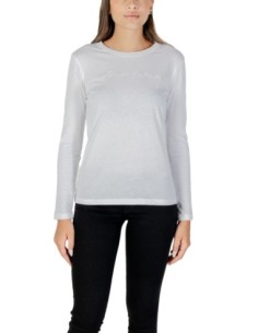 T?shirt femme Armani Exchange blanc manches longues
