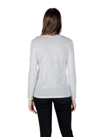 T?shirt femme Armani Exchange blanc manches longues