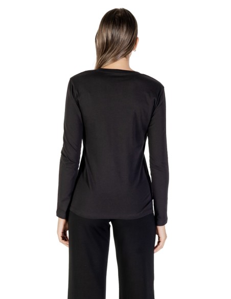 T?shirt femme Armani Exchange noir manches longues
