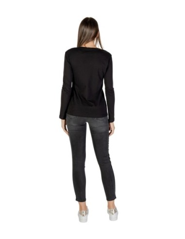 T?shirt femme Armani Exchange noir manches longues