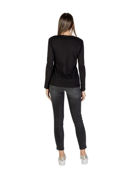 T?shirt femme Armani Exchange noir manches longues