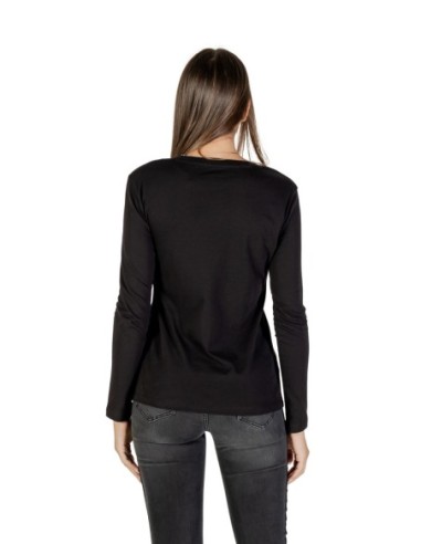 T?shirt femme Armani Exchange noir manches longues