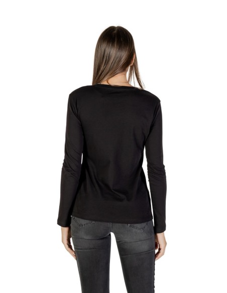 T?shirt femme Armani Exchange noir manches longues