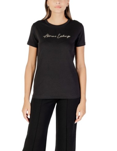 T?shirt femme Armani Exchange noir