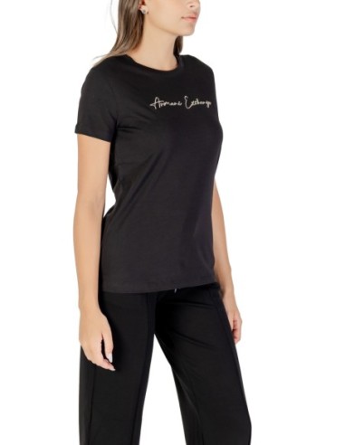 T?shirt femme Armani Exchange noir