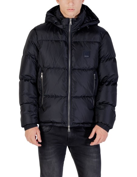 Veste homme Armani Exchange bleu capuche