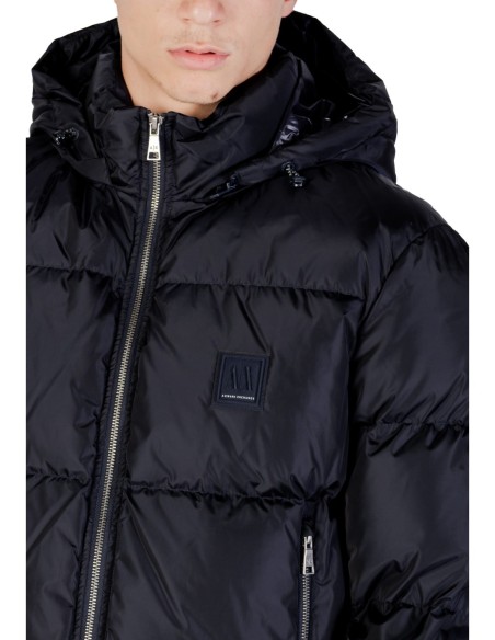 Veste homme Armani Exchange bleu capuche