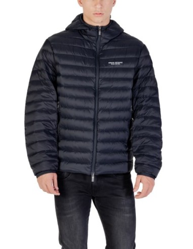 Veste homme Armani Exchange bleu capuche