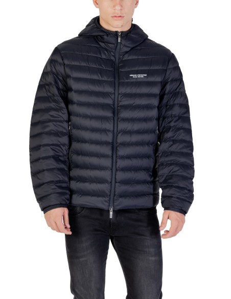 Veste homme Armani Exchange bleu capuche