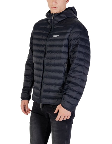 Veste homme Armani Exchange bleu capuche