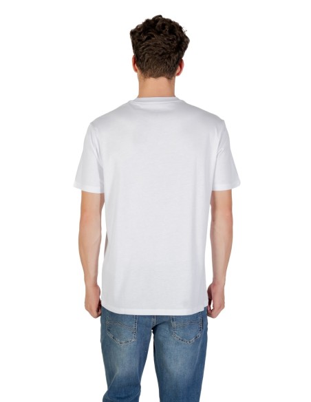 T?shirt homme Armani Exchange blanc imprimé
