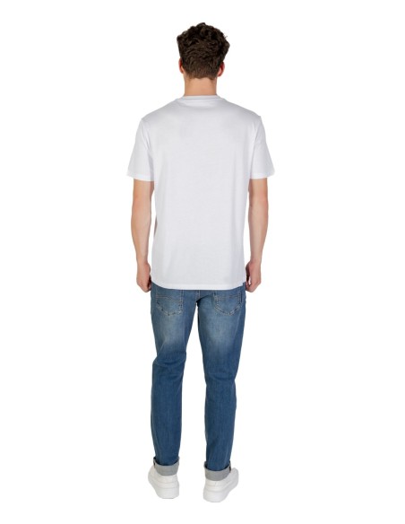 T?shirt homme Armani Exchange blanc imprimé