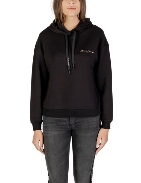 Sweat femme Armani Exchange noir capuche