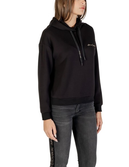 Sweat femme Armani Exchange noir capuche