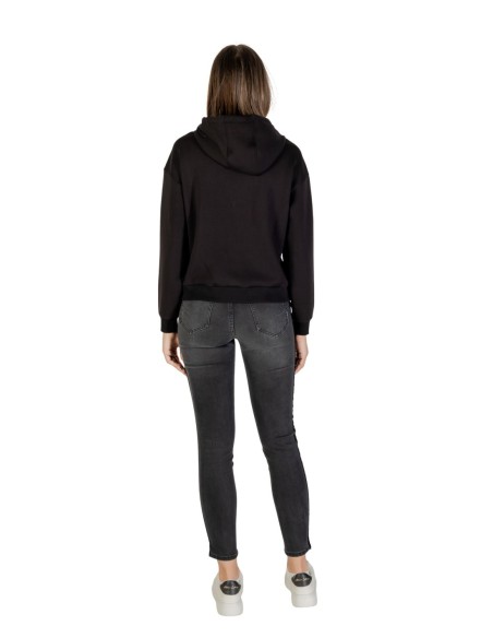 Sweat femme Armani Exchange noir capuche