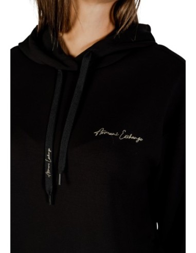 Sweat femme Armani Exchange noir capuche