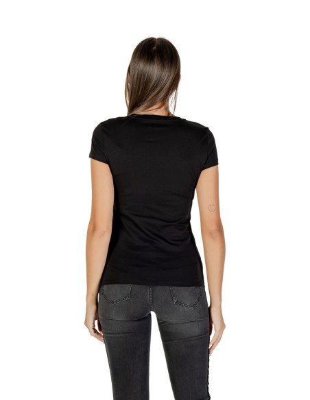 T?shirt femme Armani Exchange noir strass