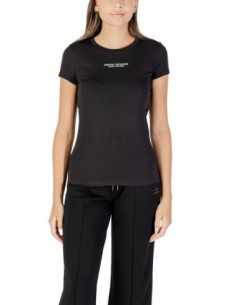 T?shirt femme Armani Exchange noir imprimé