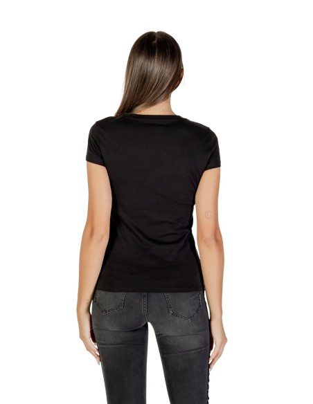 T?shirt femme Armani Exchange noir imprimé