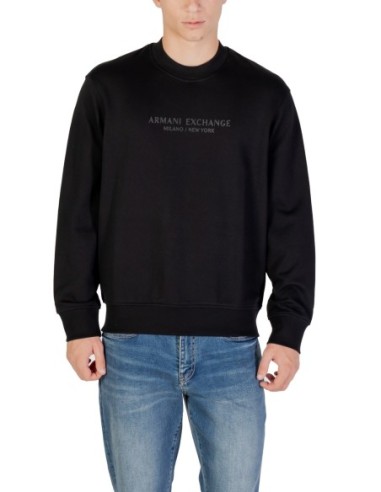 Sweat homme Armani Exchange noir imprimé