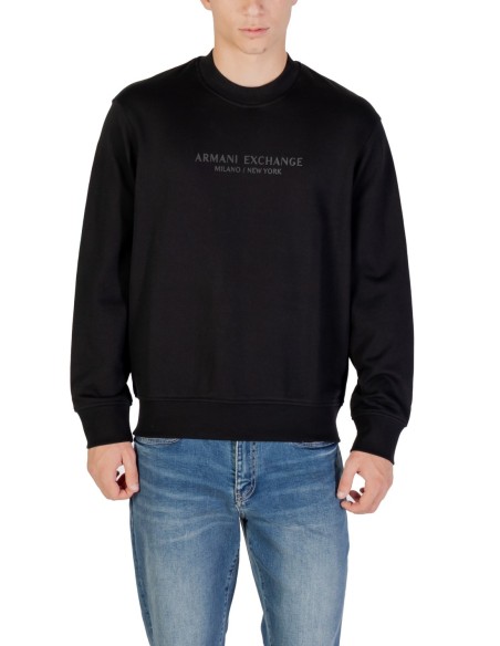 Sweat homme Armani Exchange noir imprimé