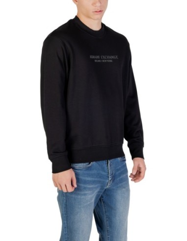 Sweat homme Armani Exchange noir imprimé