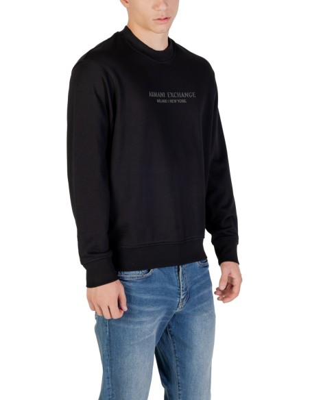 Sweat homme Armani Exchange noir imprimé