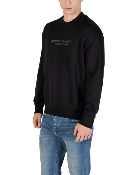 Sweat homme Armani Exchange noir imprimé