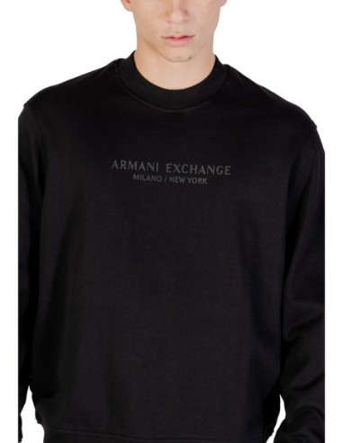 Sweat homme Armani Exchange noir imprimé