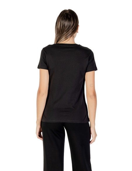 T?shirt femme Armani Exchange noir imprimé