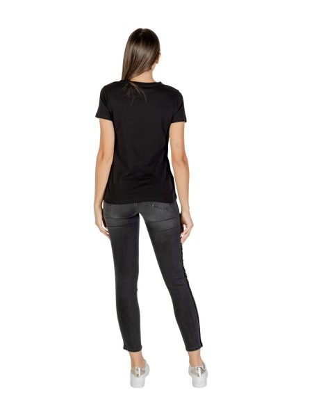 T?shirt femme Armani Exchange noir imprimé