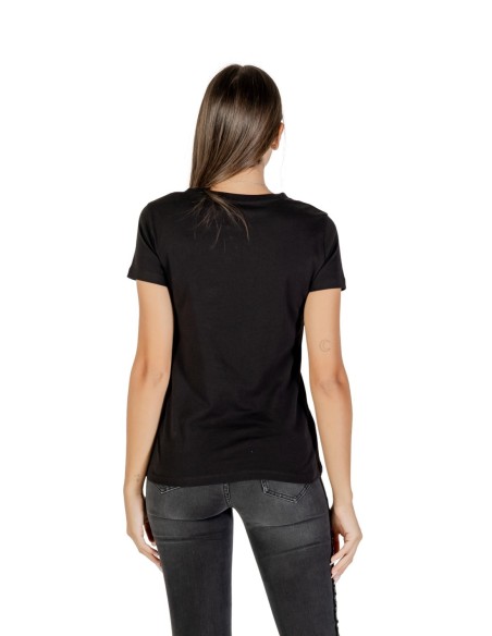 T?shirt femme Armani Exchange noir imprimé