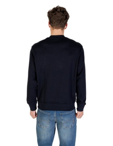 Sweat homme Armani Exchange bleu imprimé