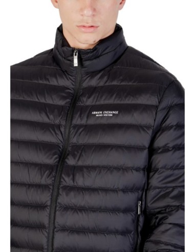 Veste homme Armani Exchange noire imprimé