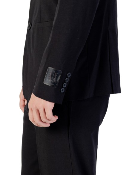 Veste homme Armani Exchange noire boutons