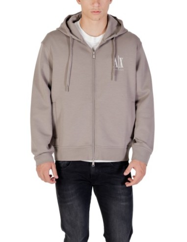 Sweat homme Armani Exchange gris capuche