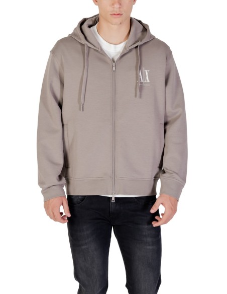 Sweat homme Armani Exchange gris capuche