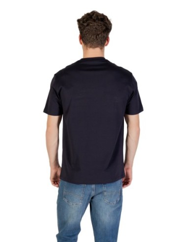 T?shirt homme Armani Exchange bleu imprimé