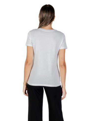 T?shirt femme Armani Exchange blanc imprimé