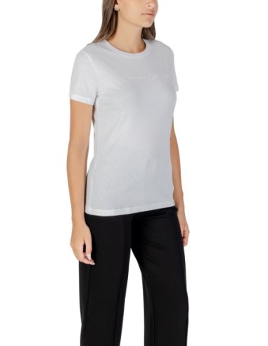 T?shirt femme Armani Exchange blanc imprimé