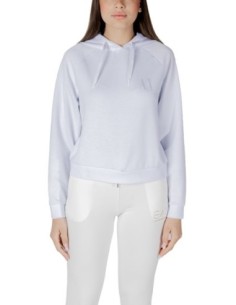 Sweat femme Armani Exchange blanc capuche