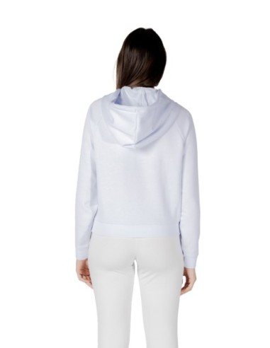 Sweat femme Armani Exchange blanc capuche